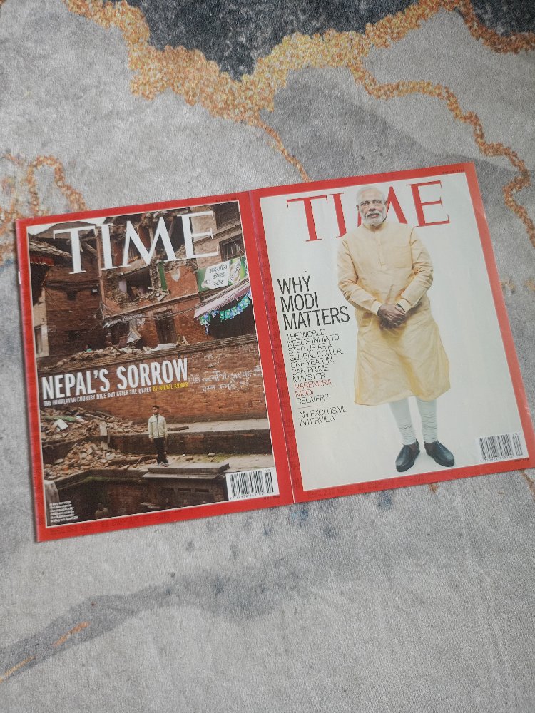 TIME Mayıs 2015 Seti (Narendra Modi Özel & Nepal Depremi)