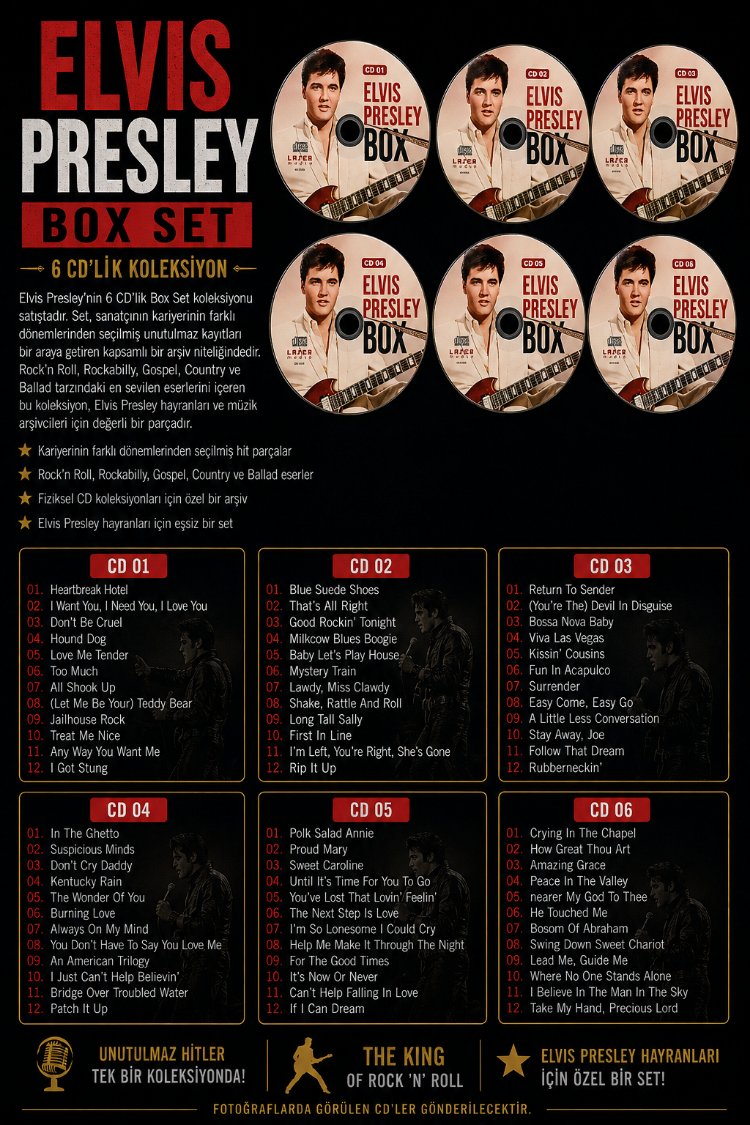 Elvis Presley Box Set CD Koleksiyonu