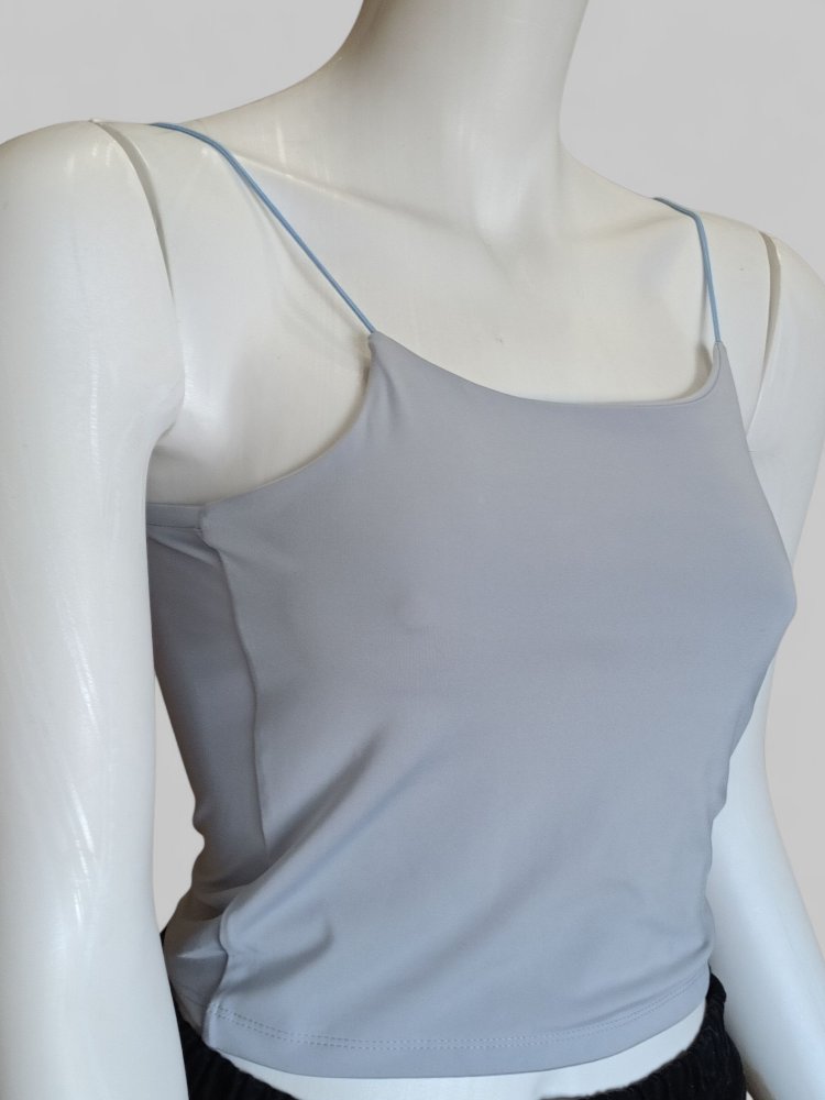 İp Askılı Crop Bluz