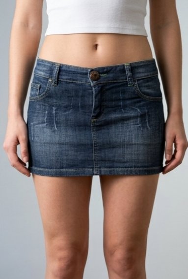 Adl Y2K Denim Mini Kot Etek