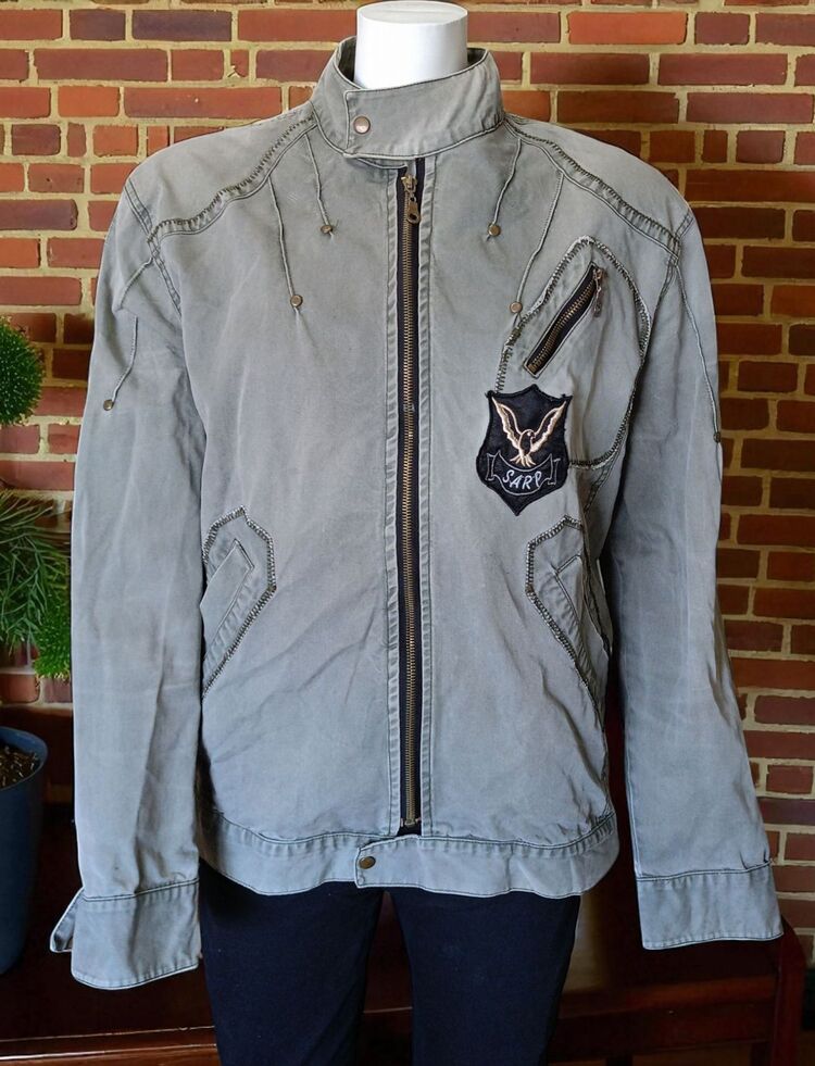 Gf Ferre Vintage Denim Erkek Pilot Mont
