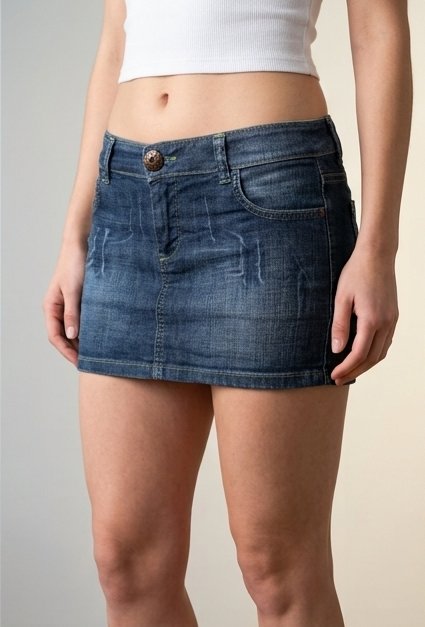 Adl Y2K Denim Mini Kot Etek