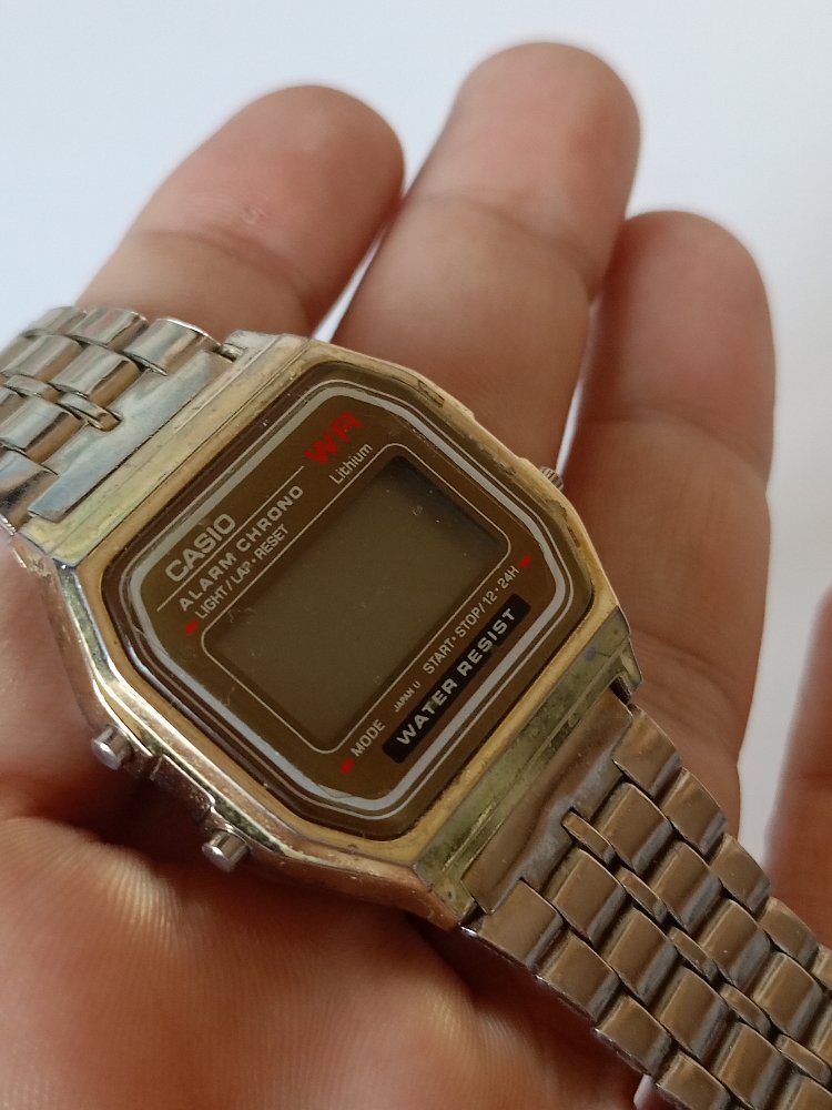 Orijinal Casio Retro Unisex A159W Gold