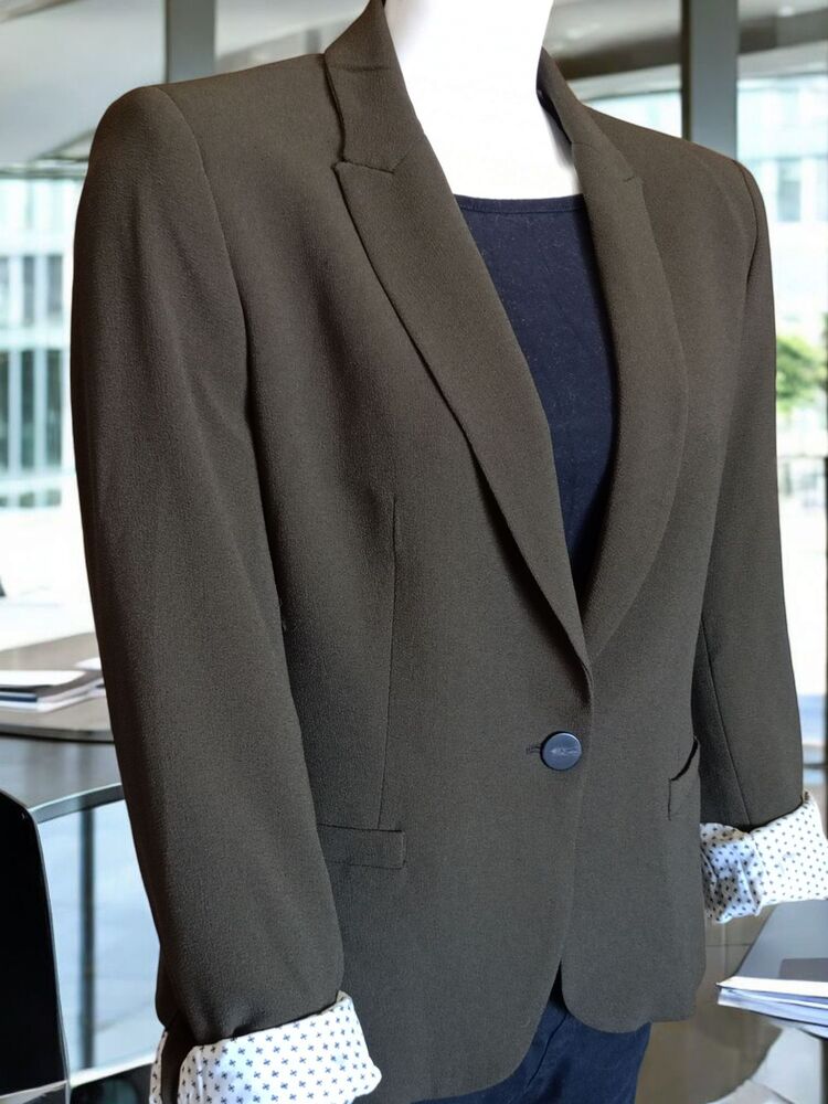 Zara Haki Yeşil Blazer Kadın Ceket