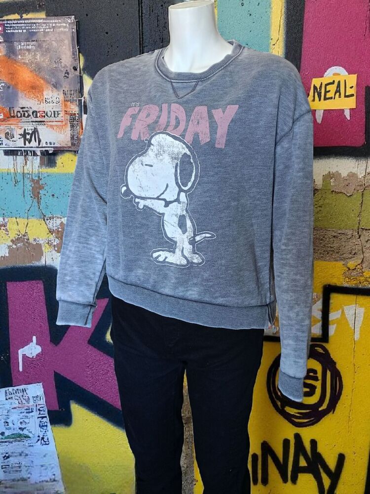 Snopy Baskılı Sweatshirt