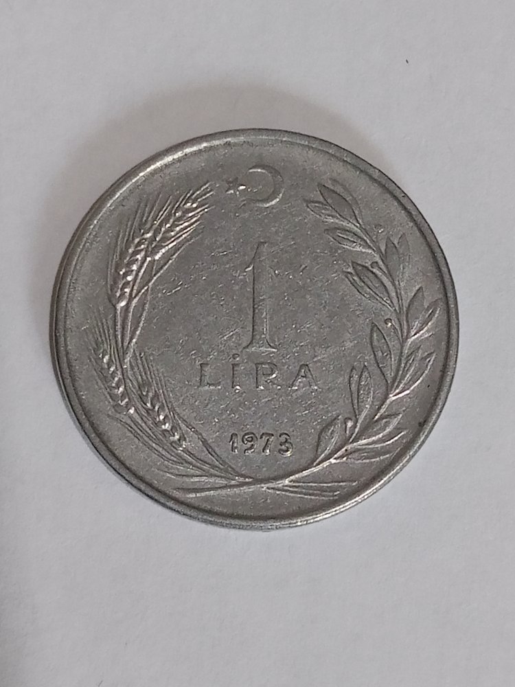 1 Lira Hatıra  Madeni Para (1973)