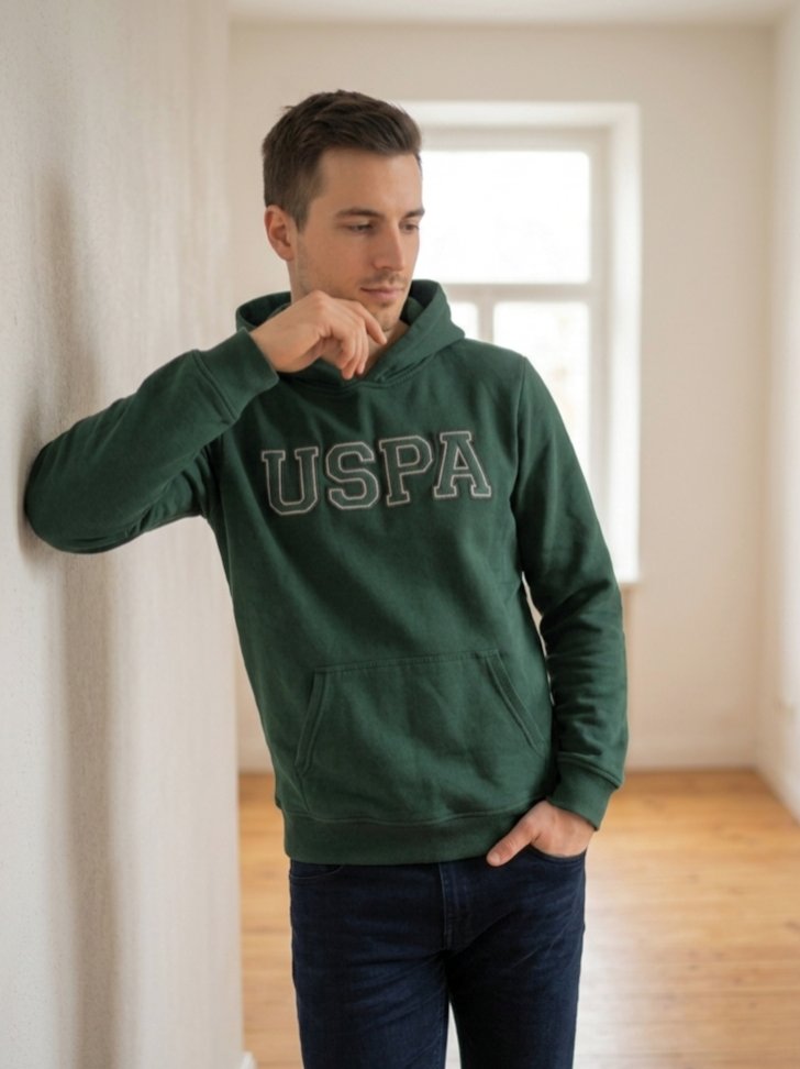 U.S.Polo Assn. Kapüşonlu Sweatshirt