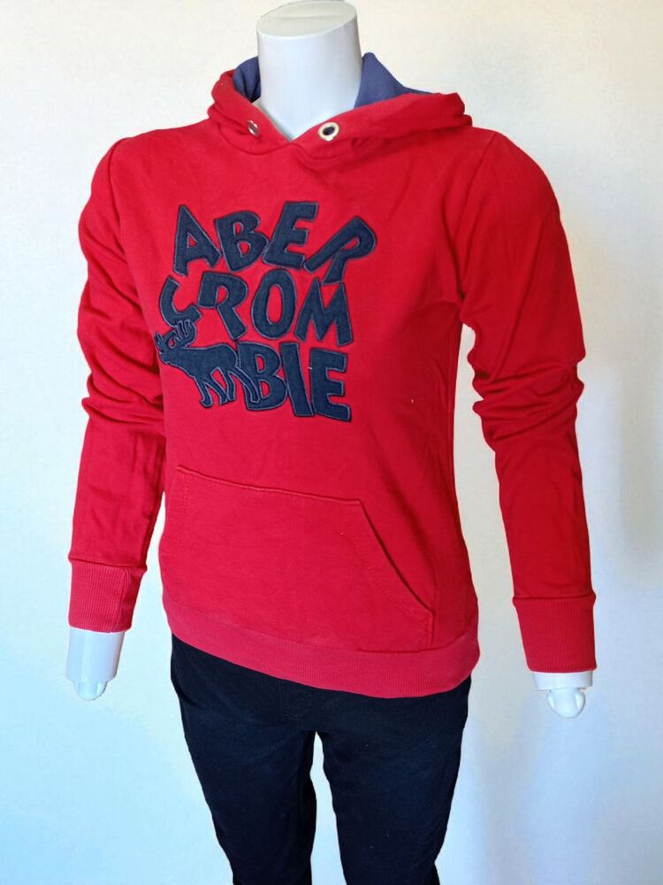 Kırmızı Abercrombie Unisex Sweatshirt