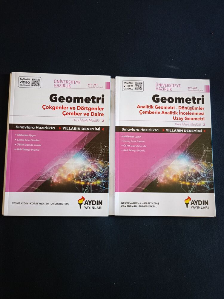 Geometri Sınav Hazırlık Kitapları Seti