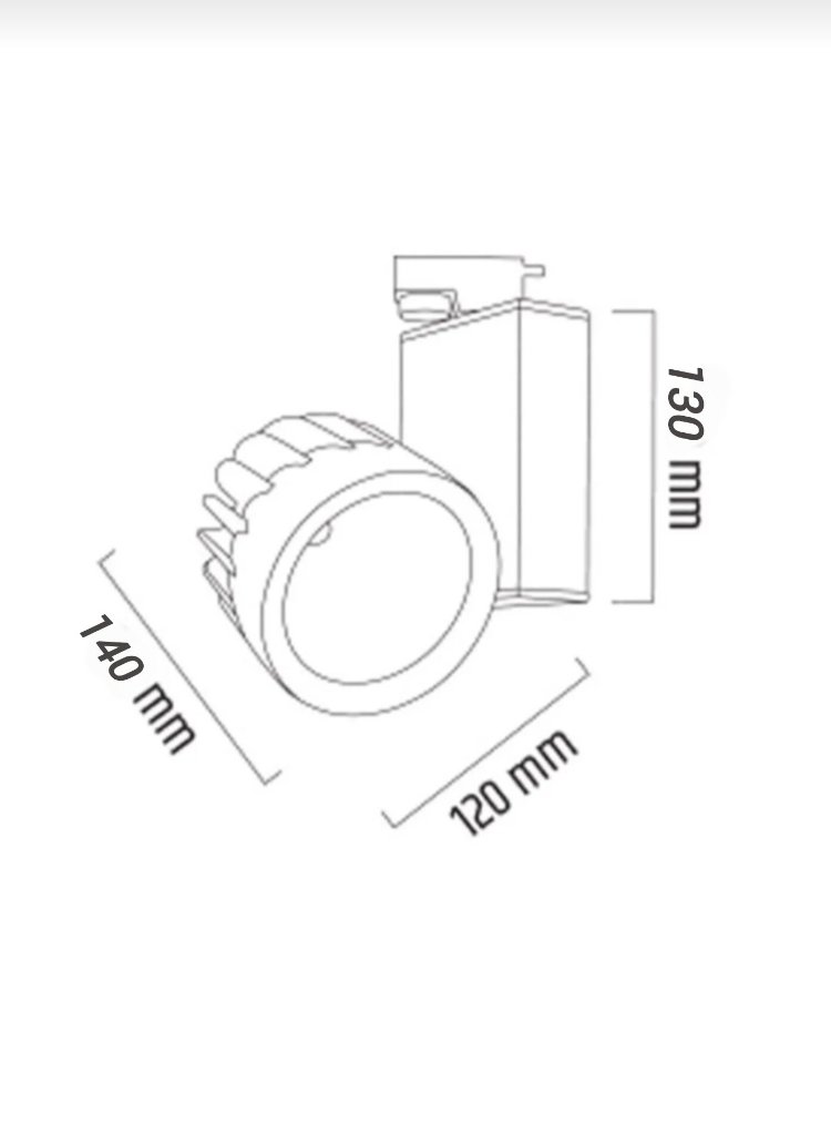 40W Led Monofoze Ray Spot