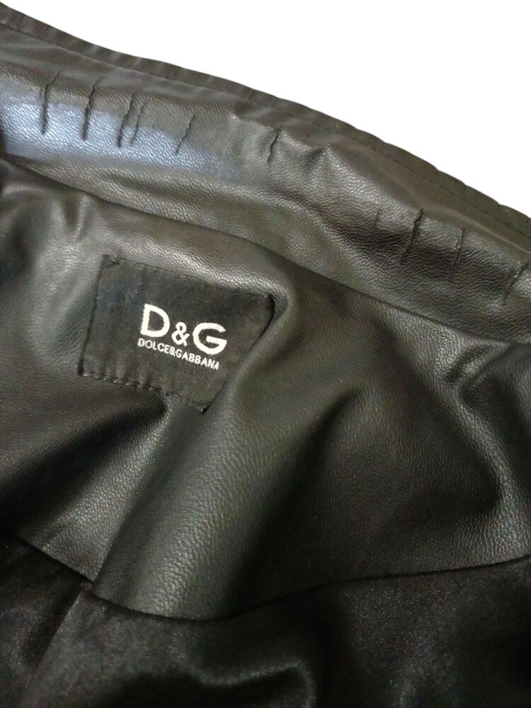 Dolce Gabanna Erkek Deri Mont