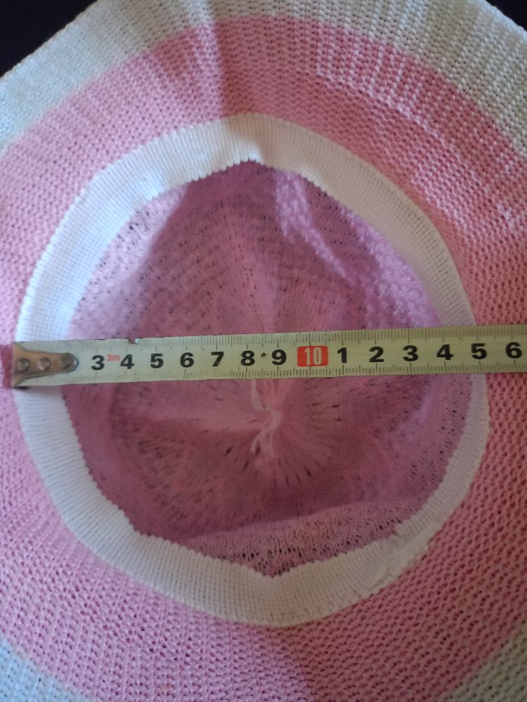 Pembe Merserize Kız Çocuk Şapka