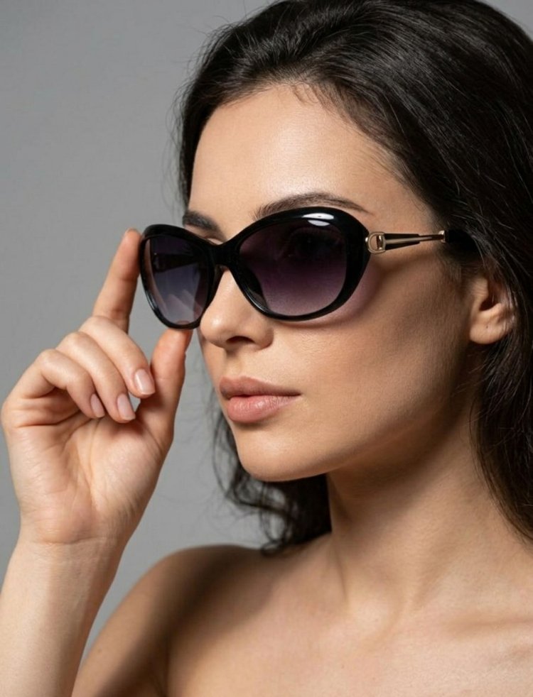 Retro Uv400 Polarize Kadın Güneş Gözlüğü