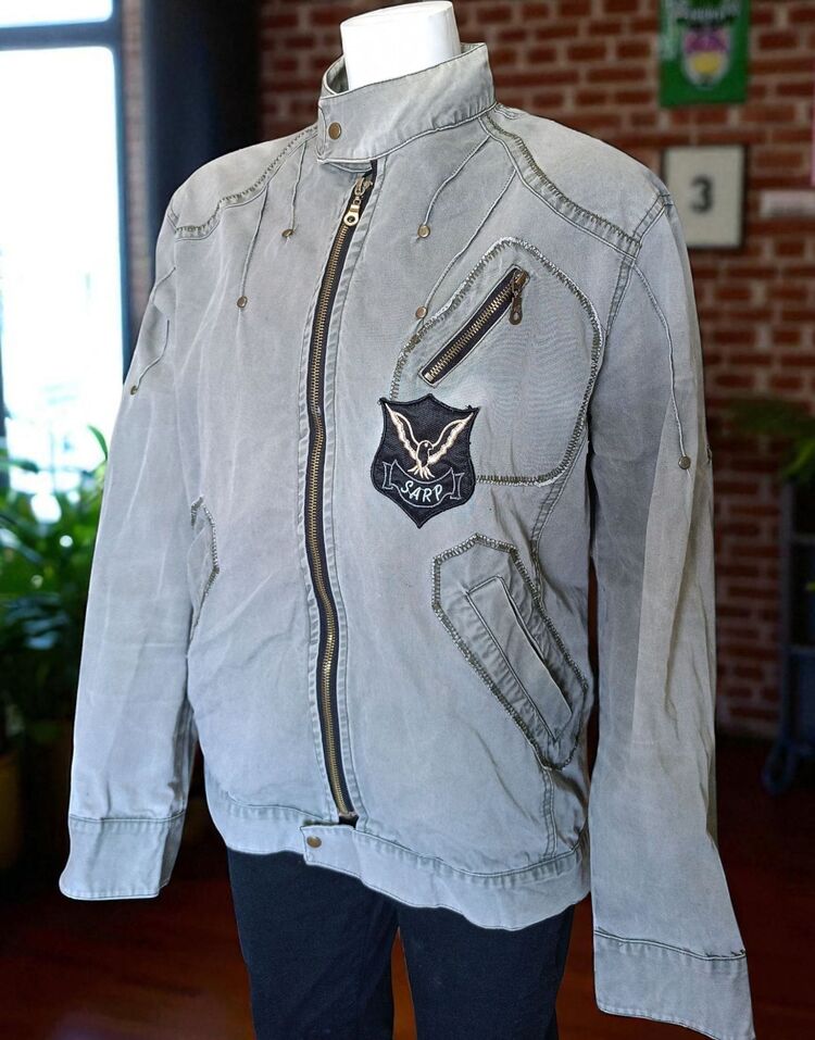 Gf Ferre Vintage Denim Erkek Pilot Mont