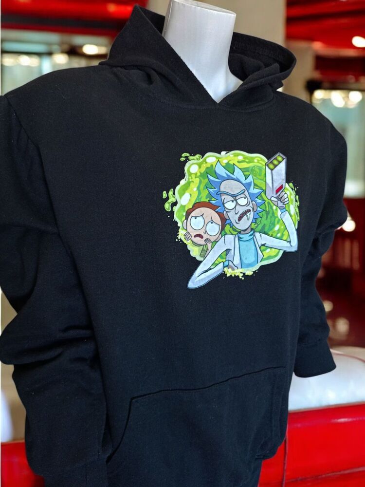 Rick & Morty Unisex Kapüşonlu Sweatshirt