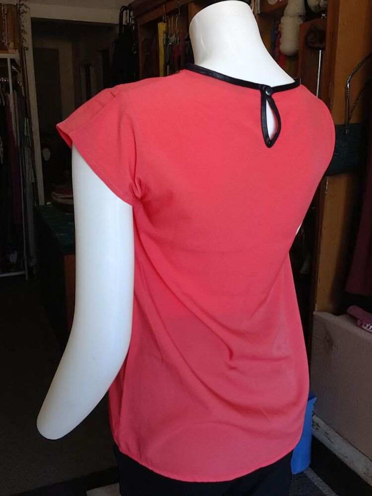 Zara Kısa Kollu Drapeli Kadın Bluz