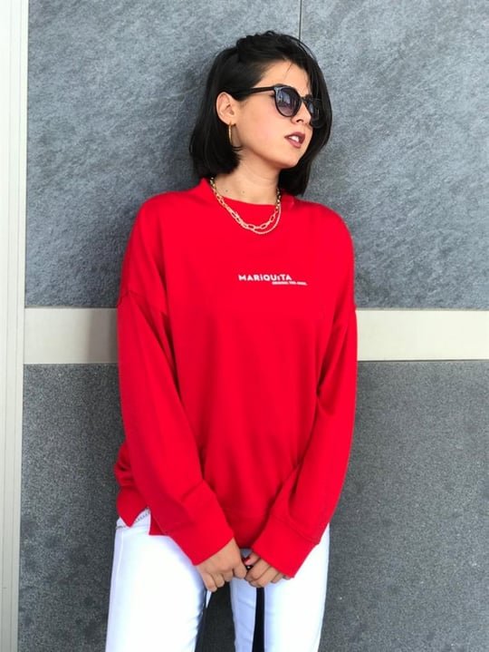 Mariquita Marka Kırmızı Sweatshirt