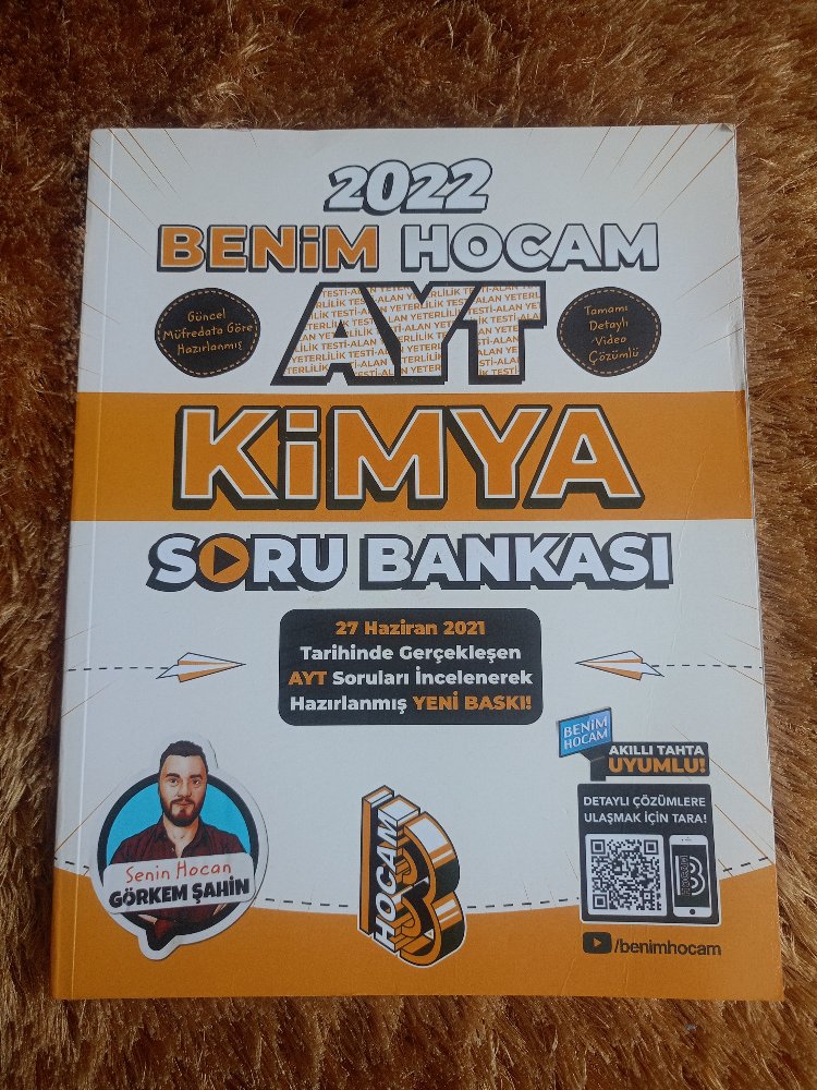 Benim Hocam AYT Kimya Soru Bankası