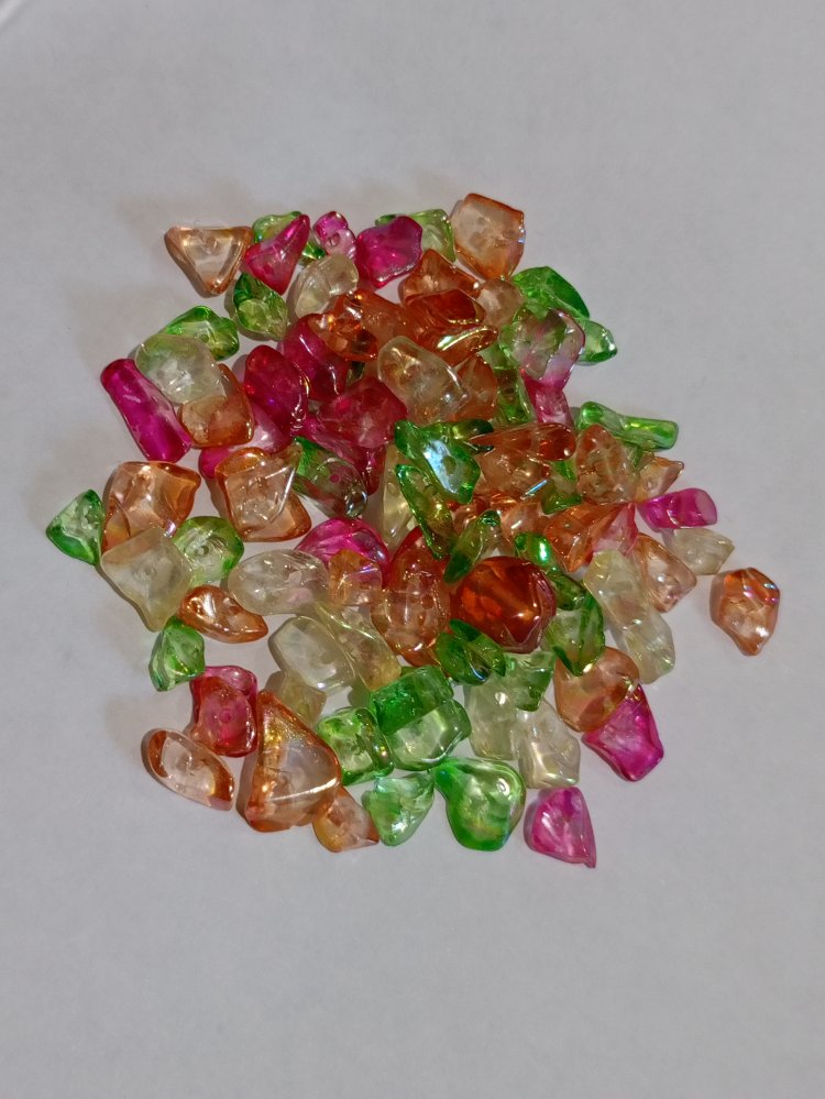 1 Paket Renkli Çakıl Boncuk