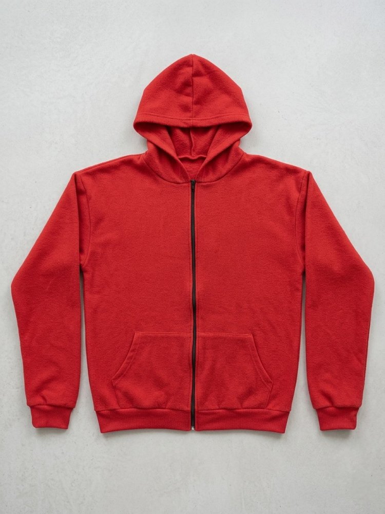 Kapüşonlu Fermuarlı Unisex Sweatshirt