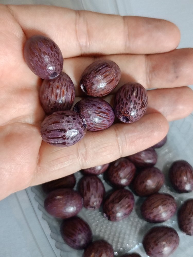 24 Adet Ahşap Delikli Boncuk
