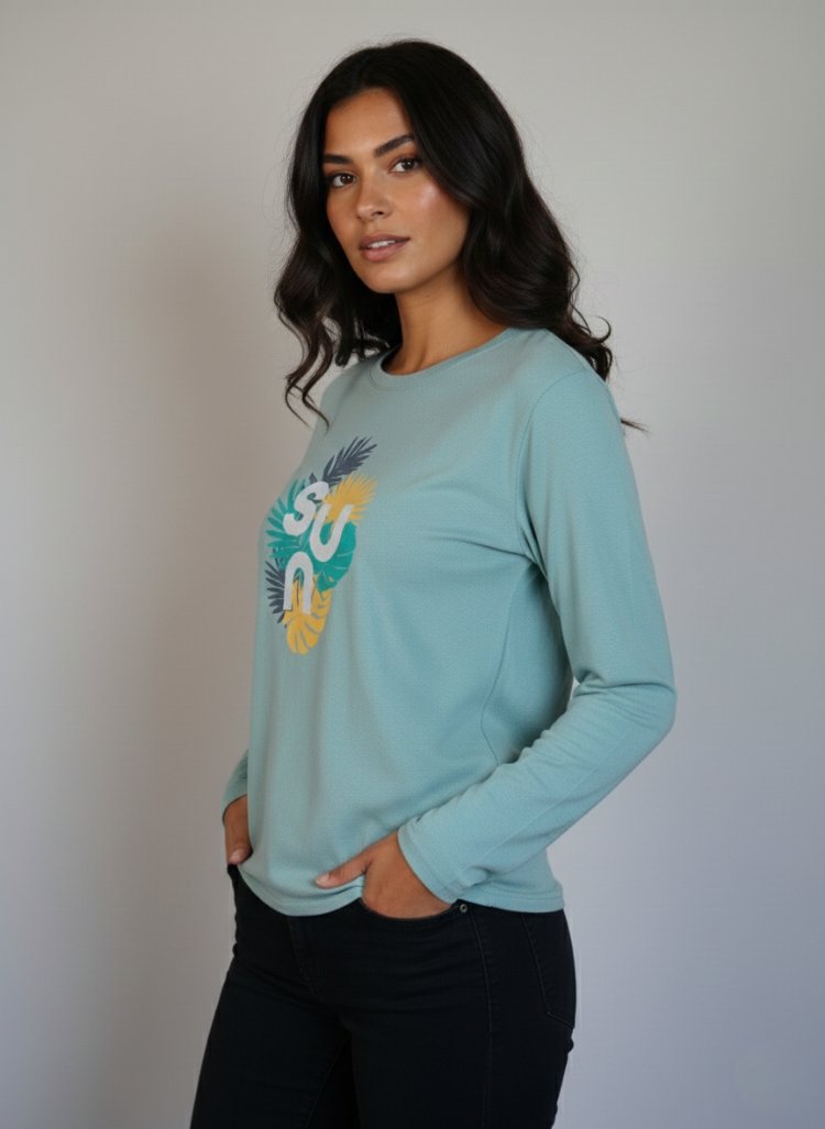 Uzun Kollu Kadın Sweatshirt