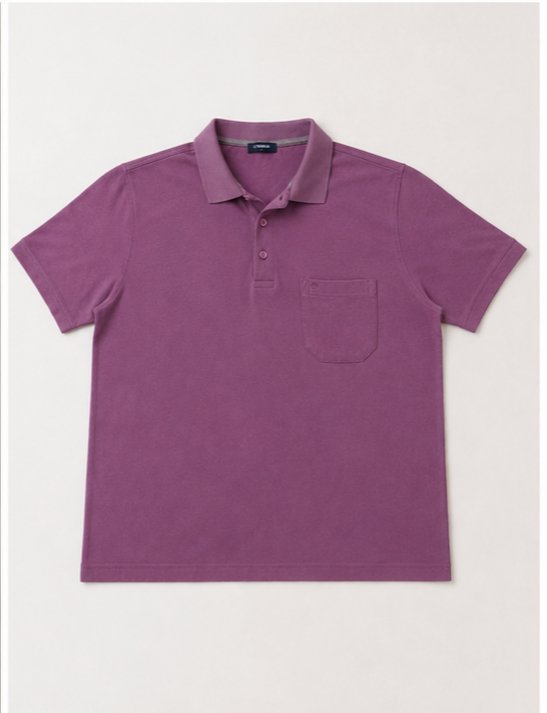 LCW Mor Polo Yaka Tişört 