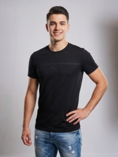 Orijinal Puma Siyah Erkek Spor T-Shirt