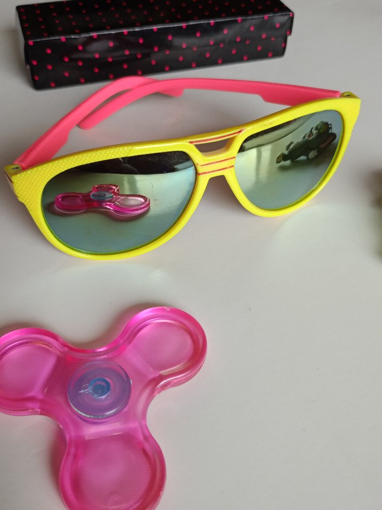 Neon Sarı Çocuk Güneş Gözlüğü