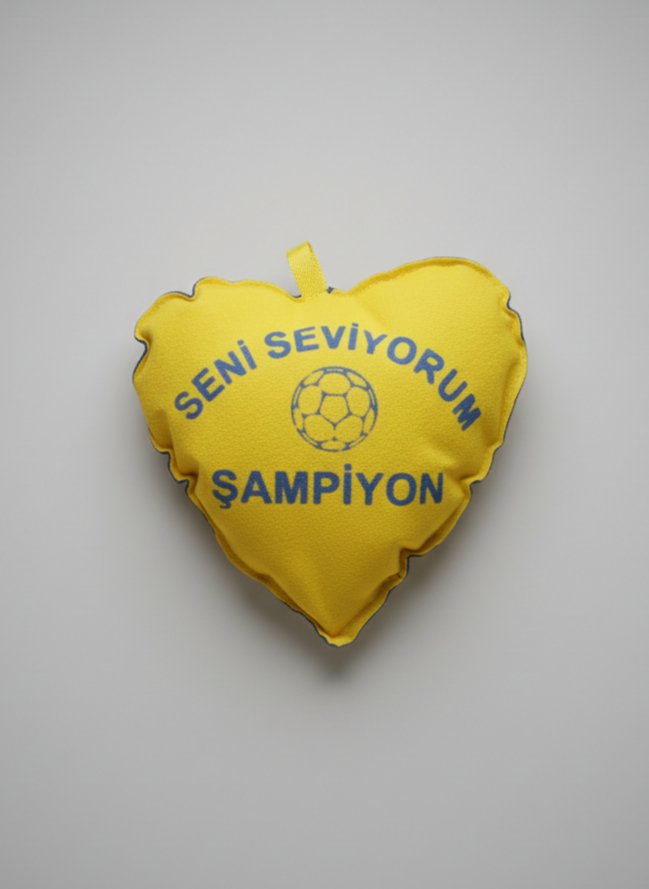 Fenerbahçe Mini Kalp Yastık