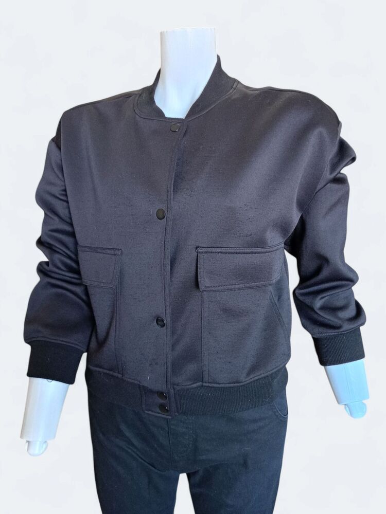 Dalgıç Kumaş Bomber Kadın Mont/Ceket