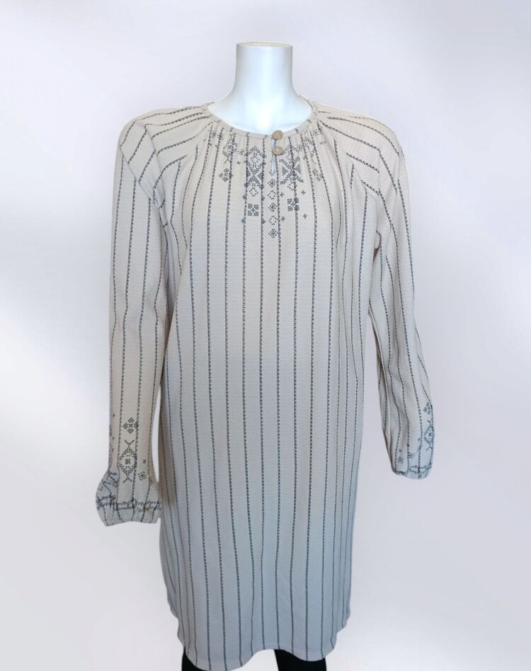 Otantik Vintage Uzun Elbise