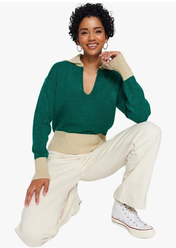 Regular Fit Basic Polo Yaka Kazak