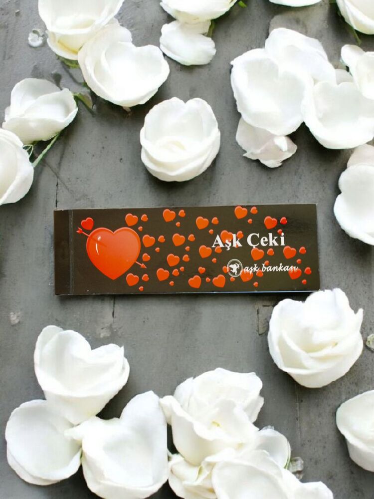 Aşk Çeki Romantik Hediye