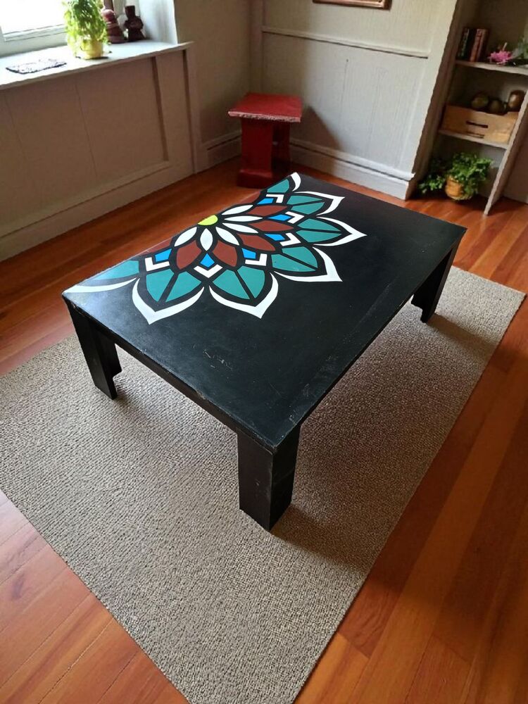 Vintage Ahşap Handmade Orta Sehpa