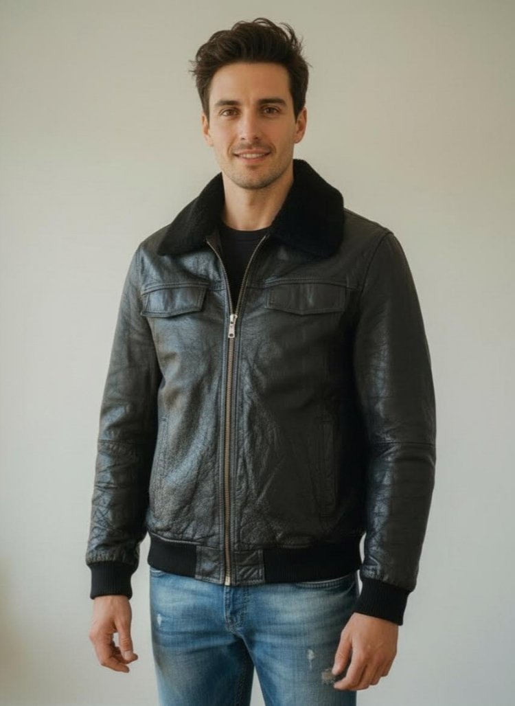 Orijinal Dana Derisi Vintage Ceket/Mont