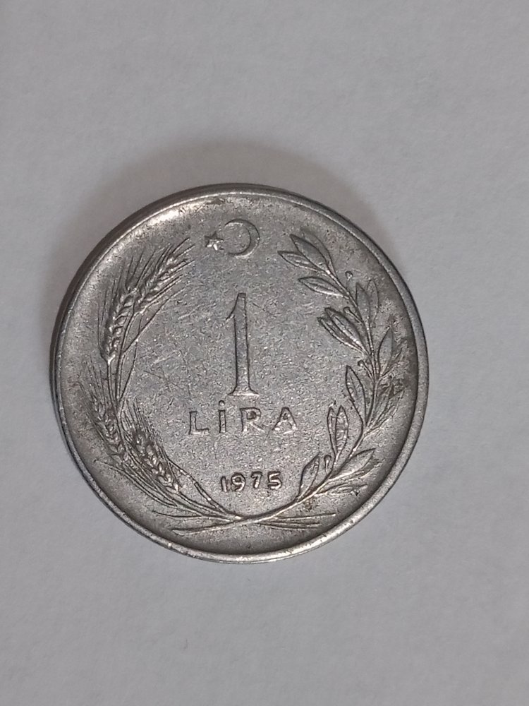 1 Lira Hatıra  Madeni Para (1975)