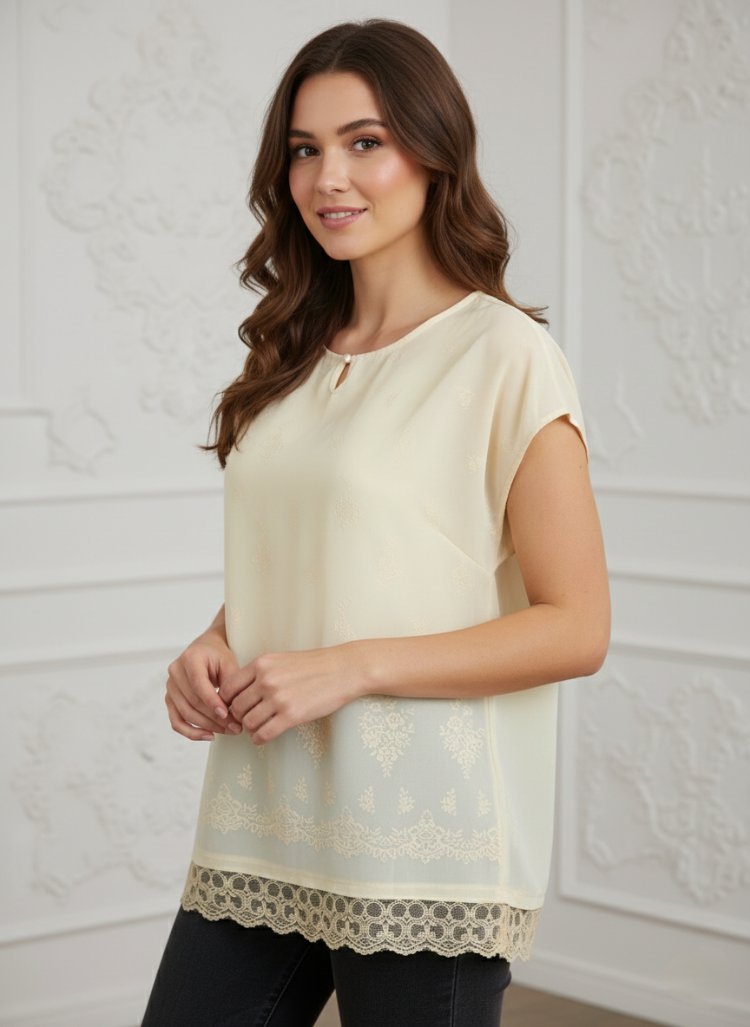 Desenli Kadın T-shirt