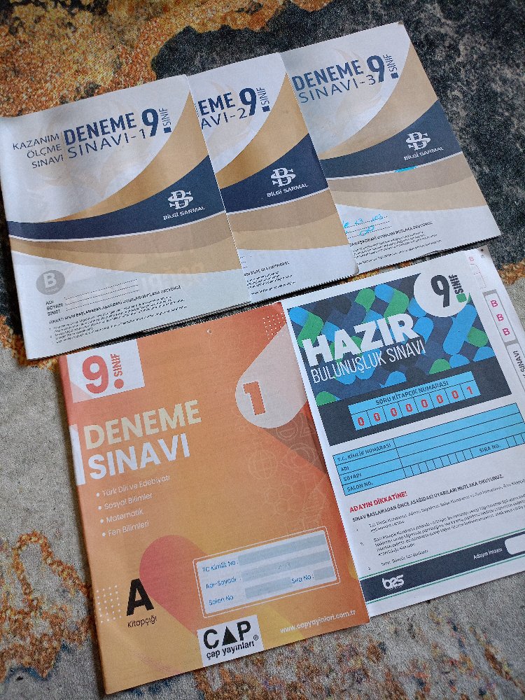 9.Sınıf Deneme ve Hazırlık Seti 