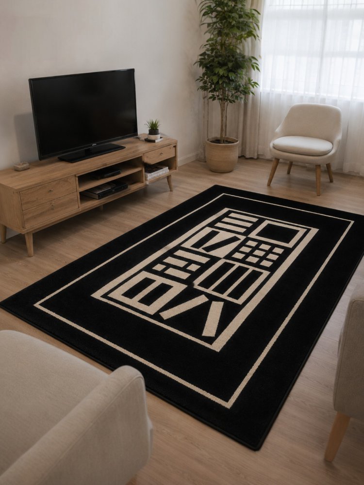 2K Büyük Boy Dizayn Desenli Halı