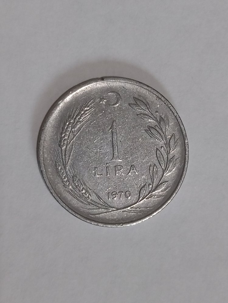 1 Lira Hatıra  Madeni Para (1970)
