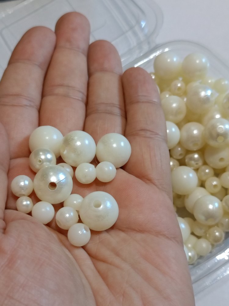 1 Paket Farklı Ebatlarda İnci Boncuklar 