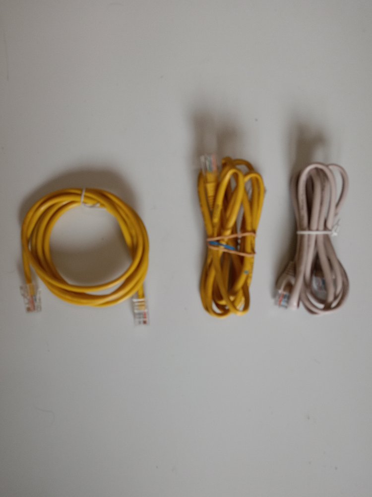 3 Adet Cat5 Ethernet Kablo Seti