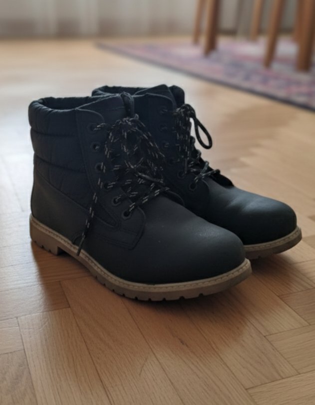 Unisex Siyah Bot 39 Numara