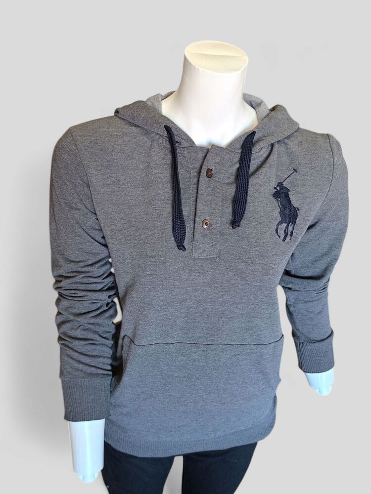 Kapüşonlu Polo Sweatshirt