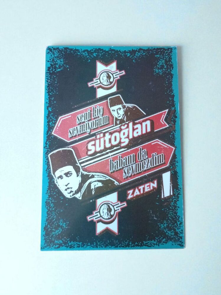 Retro Yeşilçam Ahşap Poster
