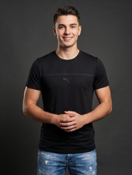 Orijinal Puma Siyah Erkek Spor T-Shirt