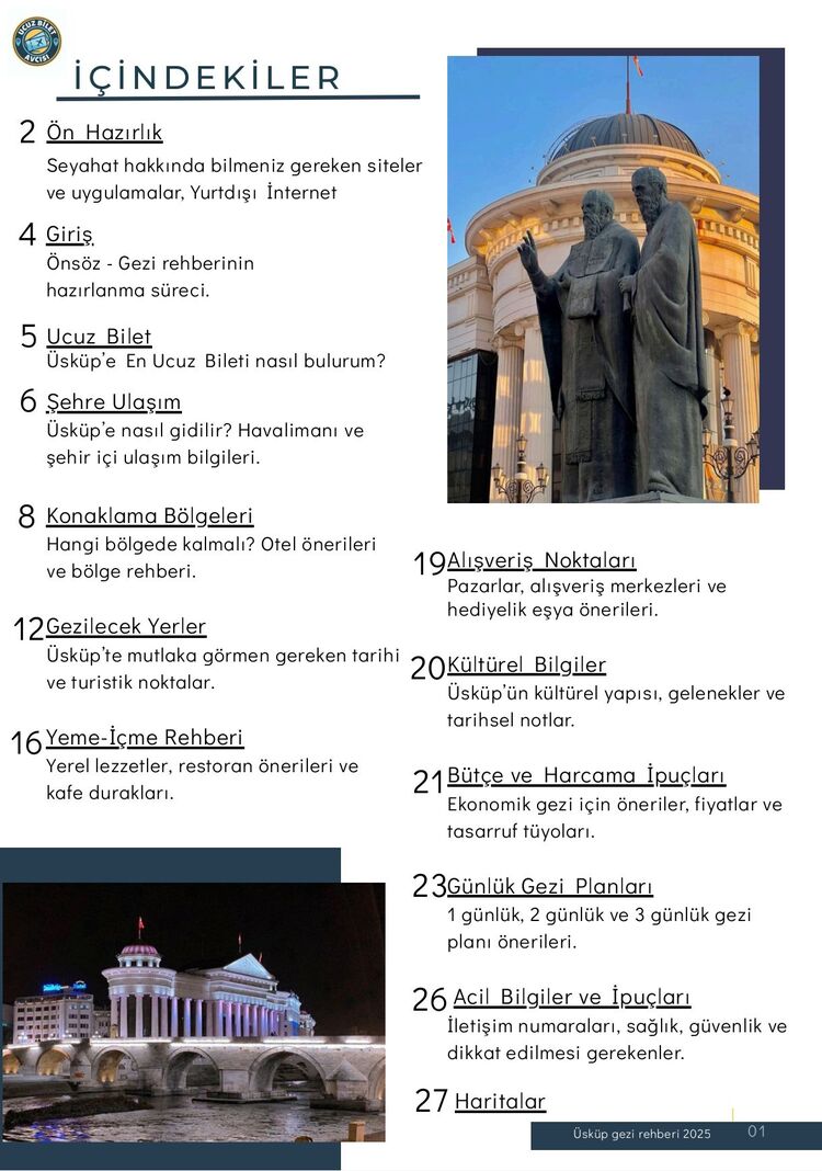 Üsküp Gezi Rehberi ✈️️