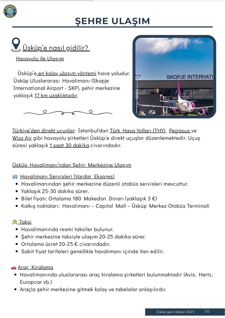 Üsküp Gezi Rehberi ✈️️