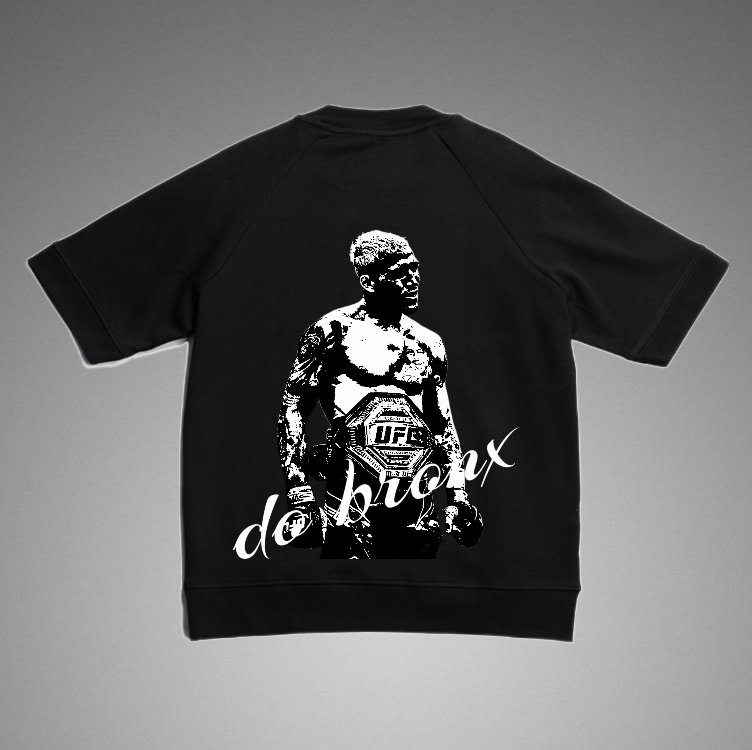 Charles Oliveira Tshirt Oversize Siyah 